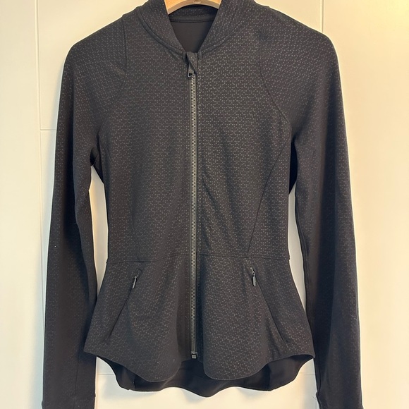 Lululemon Define Jacket Size 4 Rare Black Dot Print - Picture 1 of 4